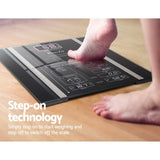 Body Fat Bathroom Scale Weighing Water Body Fat Gym 180KG