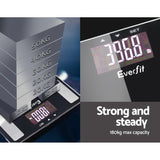 Body Fat Bathroom Scale Weighing BMI Monitor Gym 180KG