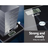 Body Fat Bathroom Scale Weighing Tracker Gym 180KG