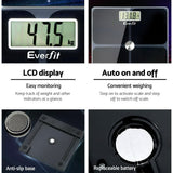 Body Fat Bathroom Scale Weighing Tracker Gym 180KG