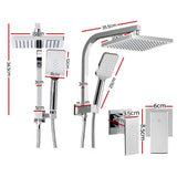 8'' Rain Shower Head Set Handheld Round High Pressure wins Tap�Chrome