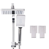 8'' Rain Shower Head Set Handheld Round High Pressure wins Tap�Chrome