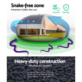 Snake Repeller Set of 20 Multi Pulse Solar LED Plus Ultrasonic Pest Rodent