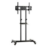 Mobile TV Stand for 23"-65" TVs Mount Bracket Portable Solid Trolley Cart