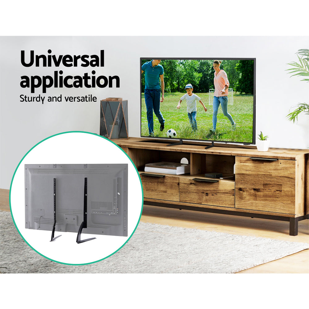 TV Stand Mount Bracket for 32"-65" Universal Pedestal Tabletop Desktop