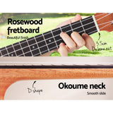 23" Ukulele Natural Mahogany Concert Beginner Gift w/ Carry Bag