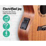 26" Ukulele Equaliser Natural Mahogany Tenor Beginner Gift w/ Bag