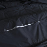 100% Egyptian Cotton Vintage Washed 500TC Charcoal Double Quilt Cover Set