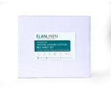 100% Egyptian Cotton Vintage Washed 500TC White King Bed Sheets Set