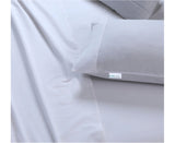 100% Egyptian Cotton Vintage Washed 500TC White King Bed Sheets Set