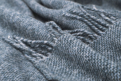 Cambridge Throw - 100% NZ Wool -  Navy