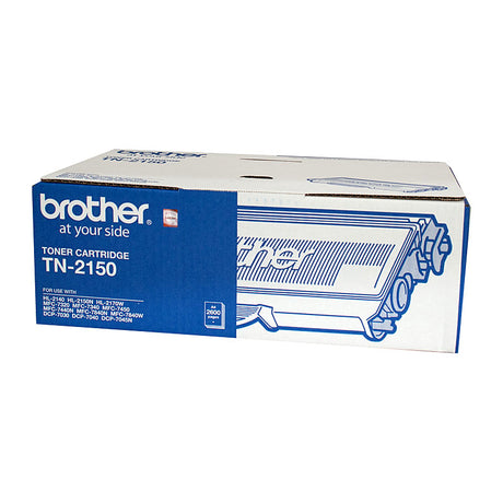 TN-2150 Mono Laser Toner - High Yield, HL-2140/2142/2150N/2170W, DCP-7040, MFC-7340/7440N/7840W- up to 2600 pages