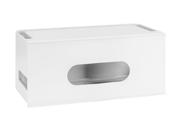 Cable Management Box Material: ABS Dimensions 28.2x14x12.8cm -White
