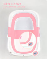 Baby Bath Tub Foldable, Pink White