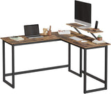 L-Shaped Computer Desk Industrial Corner