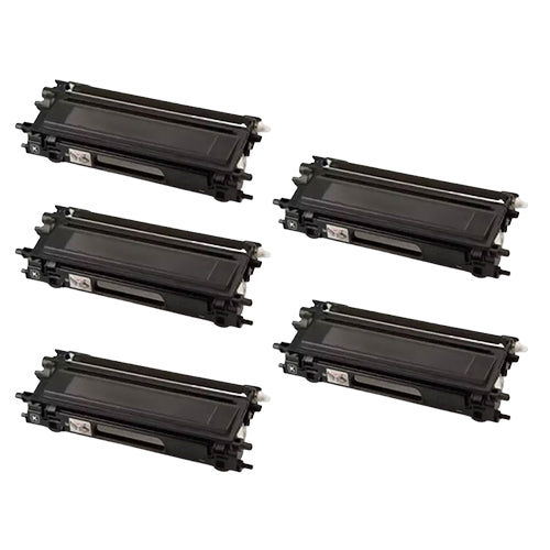 Compatible Premium 5 x TN251BK  Black Toner Cartridge - for use in  Printers