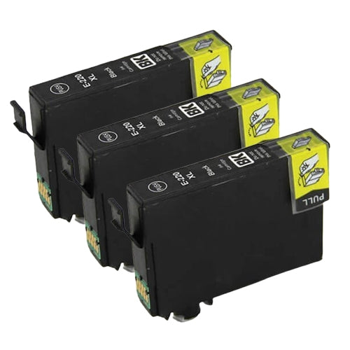 Compatible Premium 3 x 220XLBK  High Yield Black Ink Cartridge - for use in  Printers