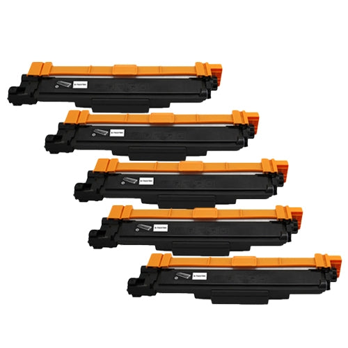 Compatible 5 x TN253BK Black Toner Cartridge - for use in  Printers