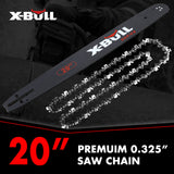 20'' Chainsaw Bar and Chain 0 .325 Pitch Gauge 76 Link Universal