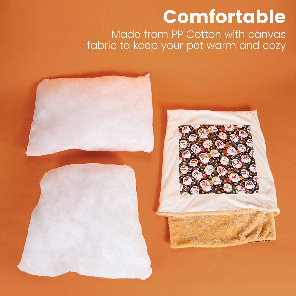 Pet Sleeping Bag (L size Fortune Cat) FI-PB-102-KT
