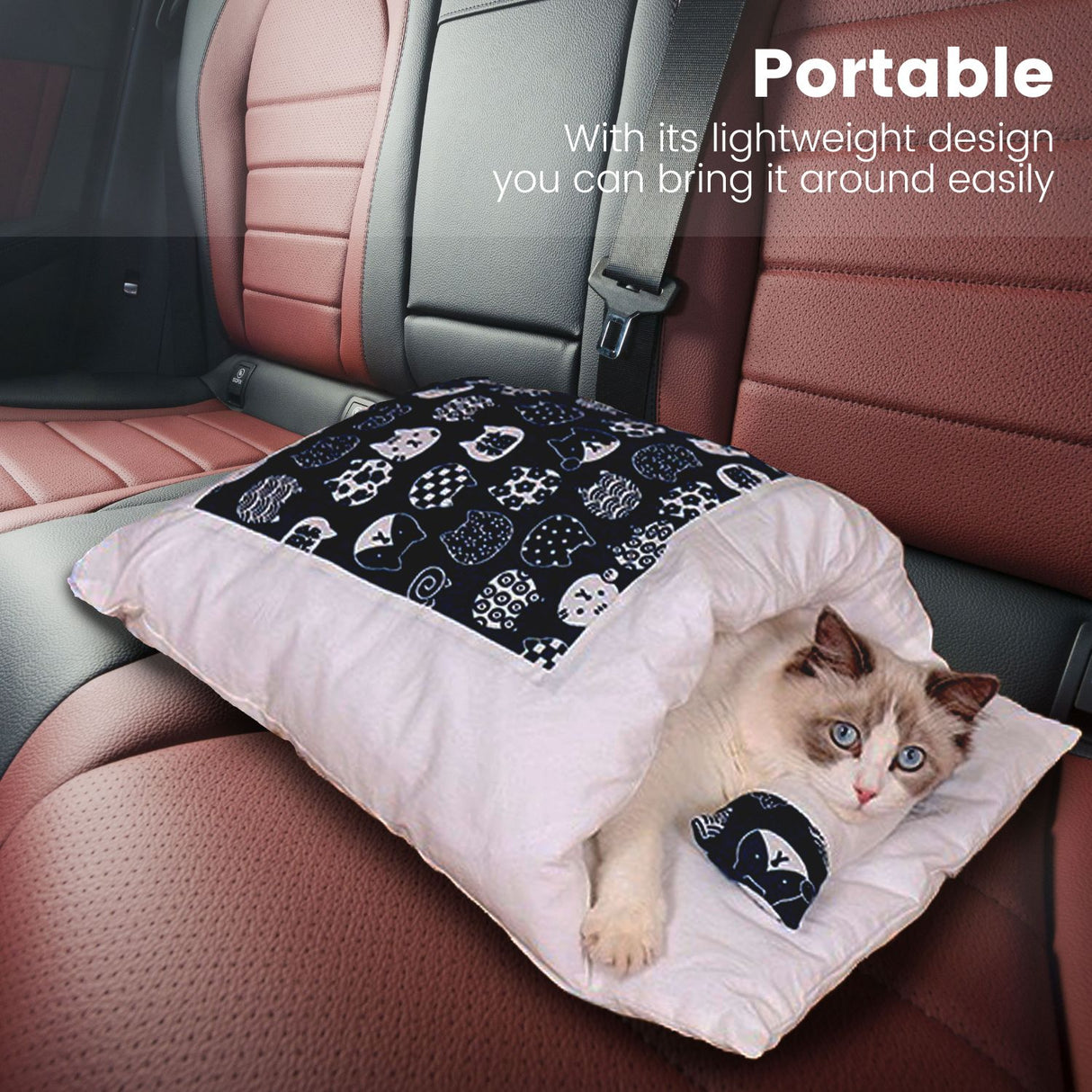 Pet Sleeping Bag (L size Fortune Cat) FI-PB-102-KT
