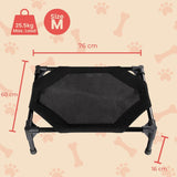 Elevated Pet Bed (M Black) FI-PB-264-QQQ
