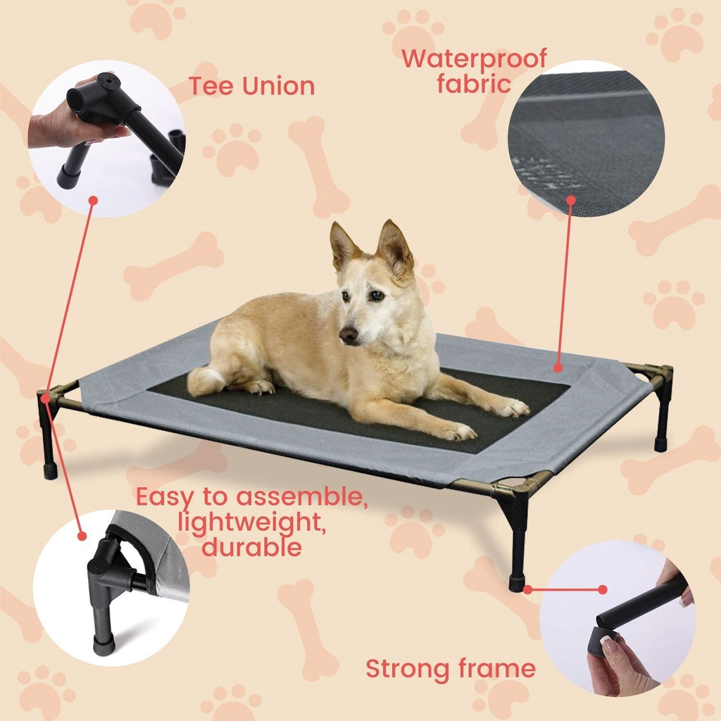 Elevated Pet Bed (XL Black) FI-PB-266-QQQ