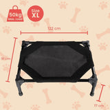 Elevated Pet Bed (XL Black) FI-PB-266-QQQ
