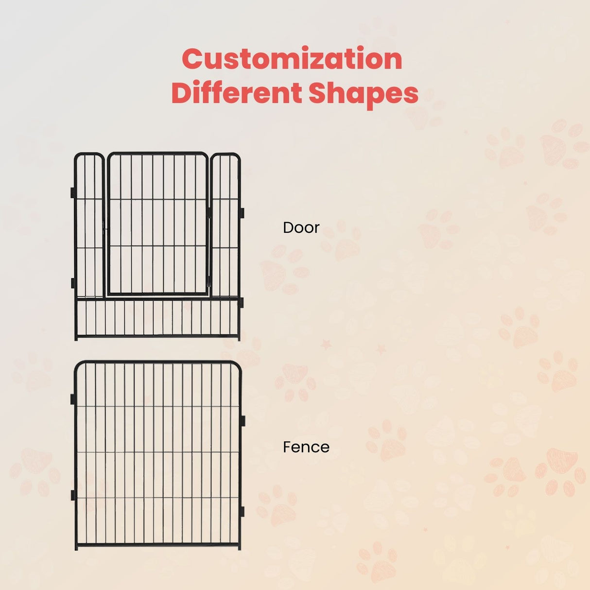Dog Playpen 40" (Thick Model) FI-PP-107-XD