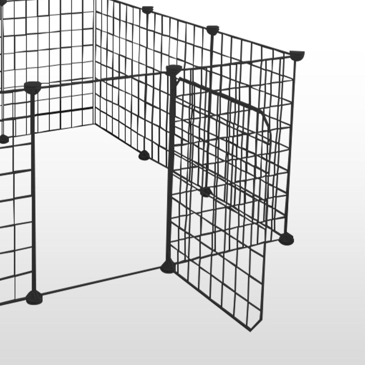 Small Pet Playpen (Black) FI-PP-103-JY