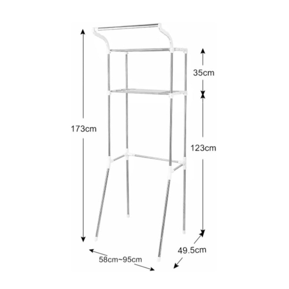 Over Toilet Storage Shelf 2-Tiers GO-OTS-100-BYN