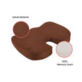 Memory Foam Seat U Shape Brown