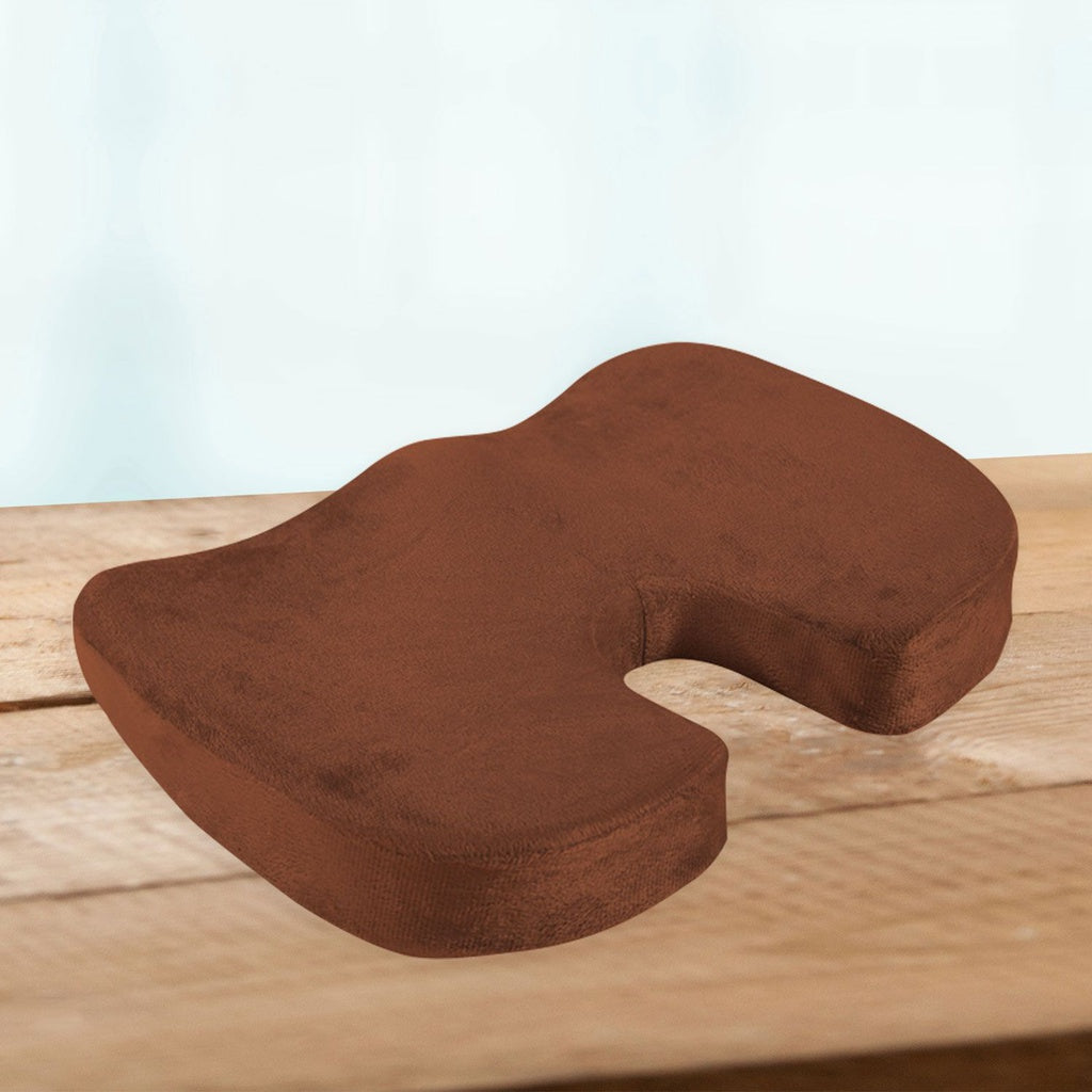 Memory Foam Seat U Shape Brown
