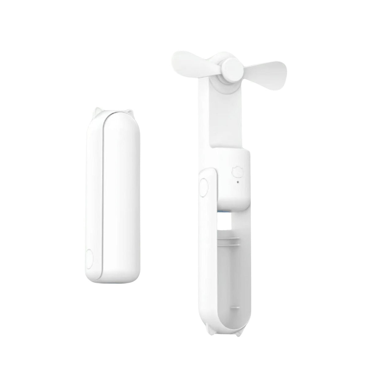 USB Rechargeable Portable Handheld Fan with 3 Speed(White) GO-HF-100-XHT