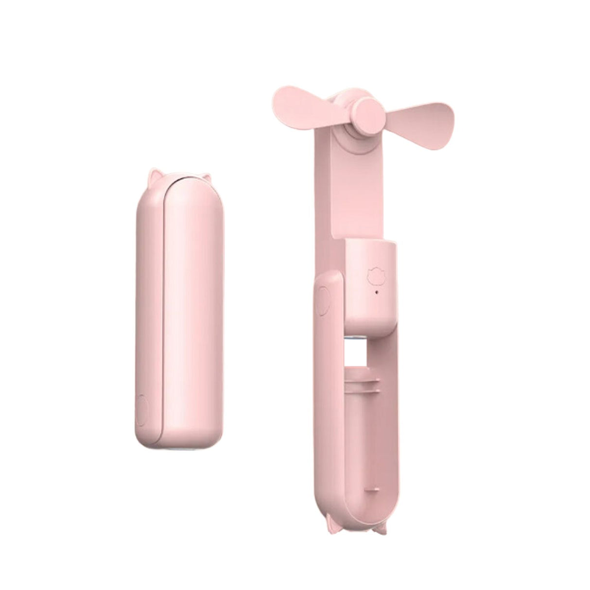 USB Rechargeable Portable Handheld Fan with 3 Speed(Pink) GO-HF-101-XHT
