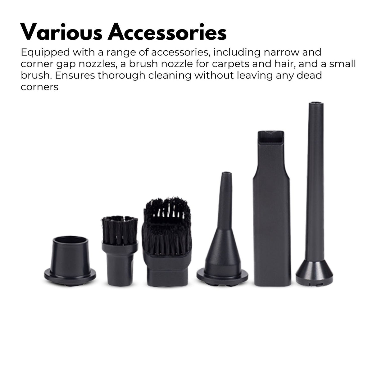 Cordless Air Duster with Vacuum (Black) MK-ADV-101-HL