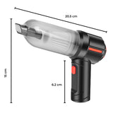 Cordless Air Duster with Vacuum (Black) MK-ADV-101-HL