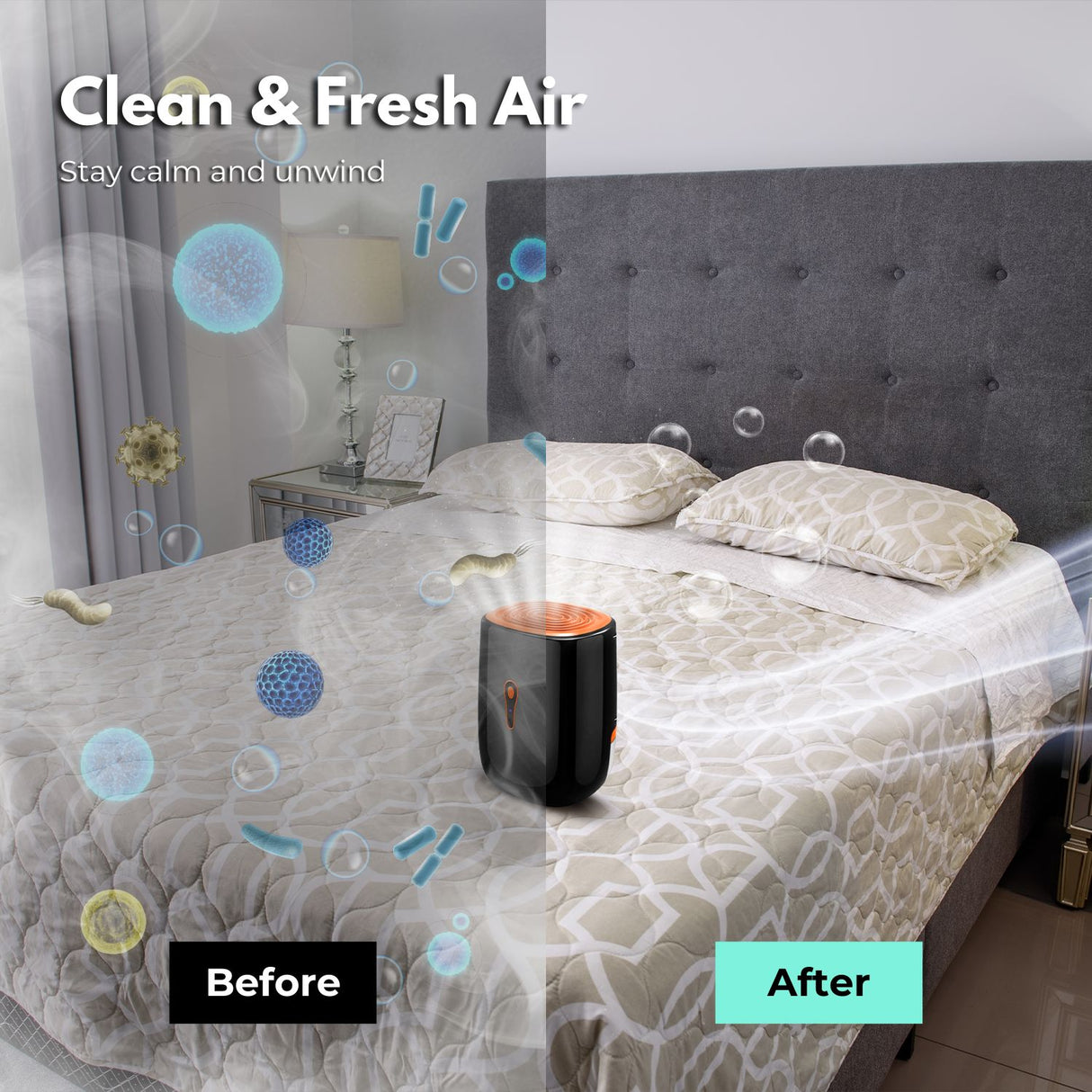 800ML Dehumidifier (Black) MK-DH-100-WS