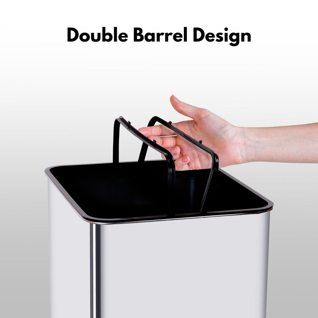 Sensor Bin 50L Wide Silver Square MK-SB-108-JR