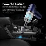 45000RPM 7.4V Rechargeable Cordless Air Duster and Car Vacuum Cleaner (Navy Blue) MK-AD-105-YE