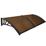 Window Door Awning Canopy Outdoor UV Patio Rain Cover Tawny 1M X 2.4M Type 1 NE-AG-102-SU