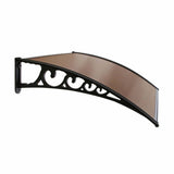 Window Door Awning Canopy Outdoor UV Patio Rain Cover Tawny 1M X 2M Type 3 NE-AG-105-SU