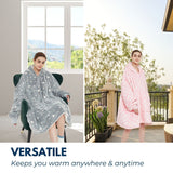 Hoodie Blanket Light Pink Polka Dot HM-HB-101-AYS