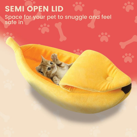 Banana Pet Bed (M Yellow) - PT-PB-192-QQQ
