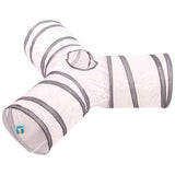 4 Holes Cat Tunnel (White) - PT-CT-120-QQQ