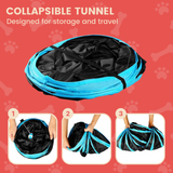 4 Holes Cat Tunnel (White) - PT-CT-120-QQQ