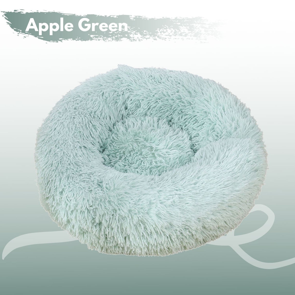 Ped Bed Round Plush (80cm Apple Green) - PT-PB-231-XL (L22 80cm Apple Green)