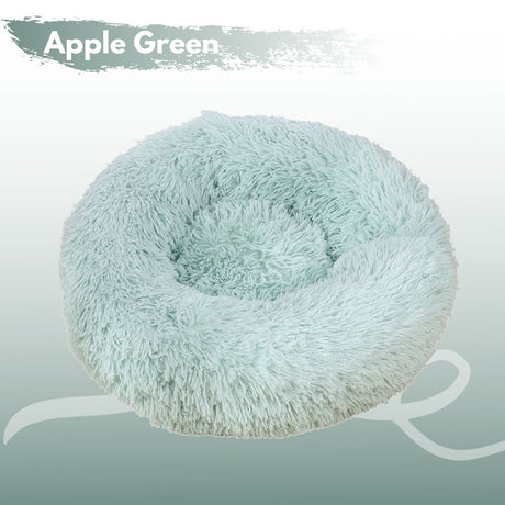 Ped Bed Round Plush (80cm Apple Green) - PT-PB-231-XL (L22 80cm Apple Green)
