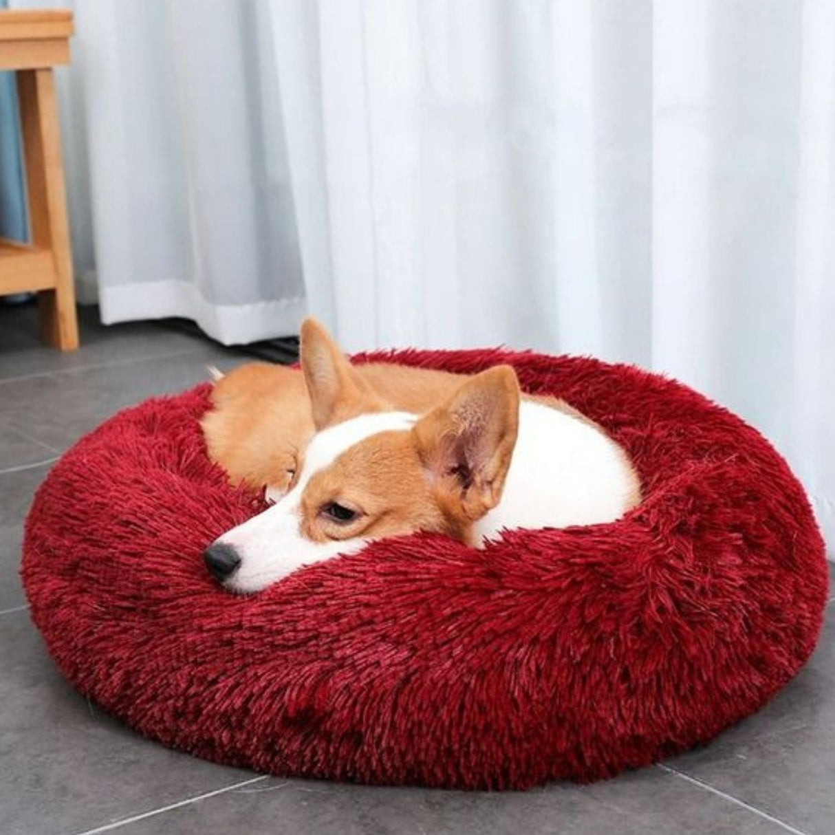Ped Bed Round Plush (80cm Apple Green) - PT-PB-231-XL (L22 80cm Apple Green)