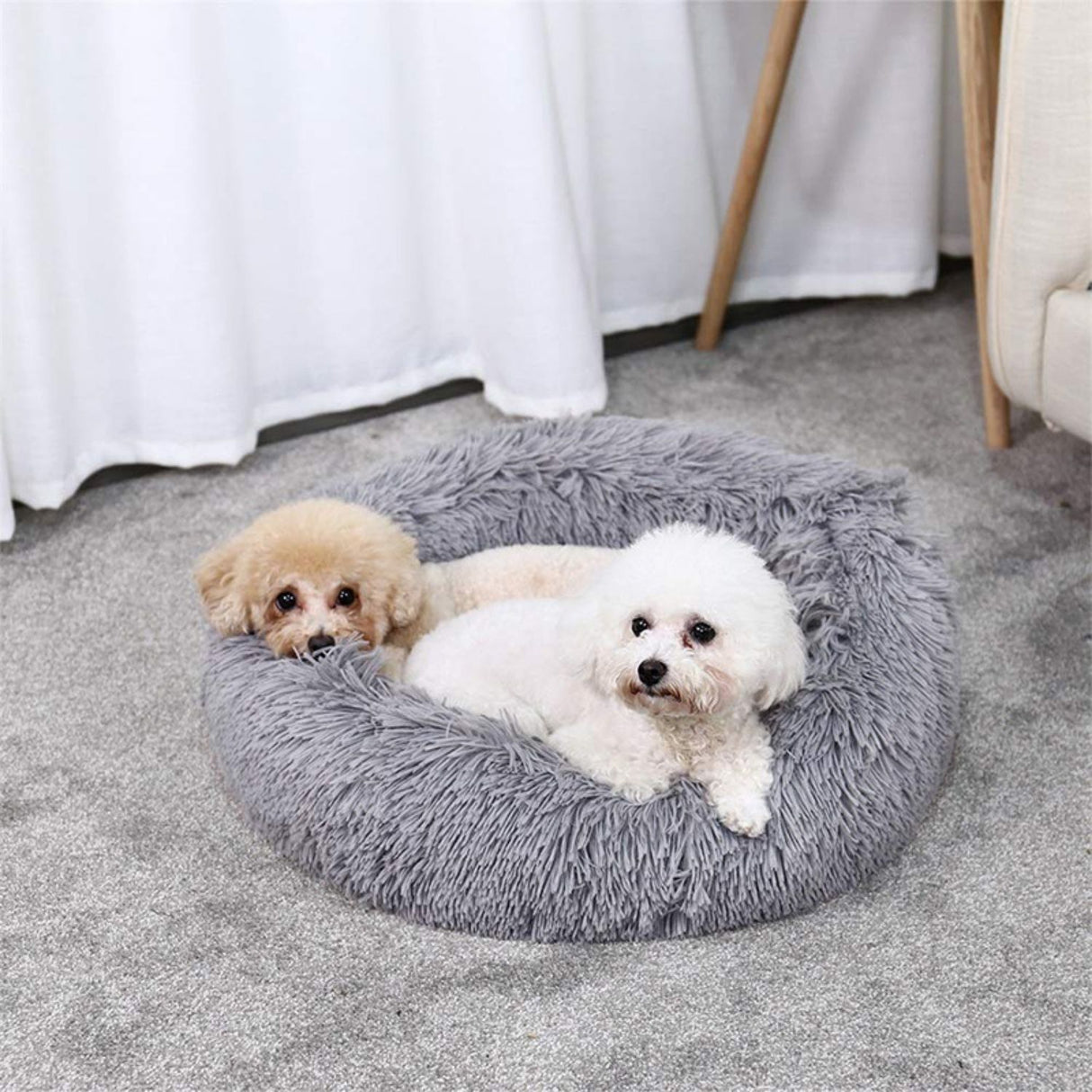 Ped Bed Round Plush (80cm Apple Green) - PT-PB-231-XL (L22 80cm Apple Green)